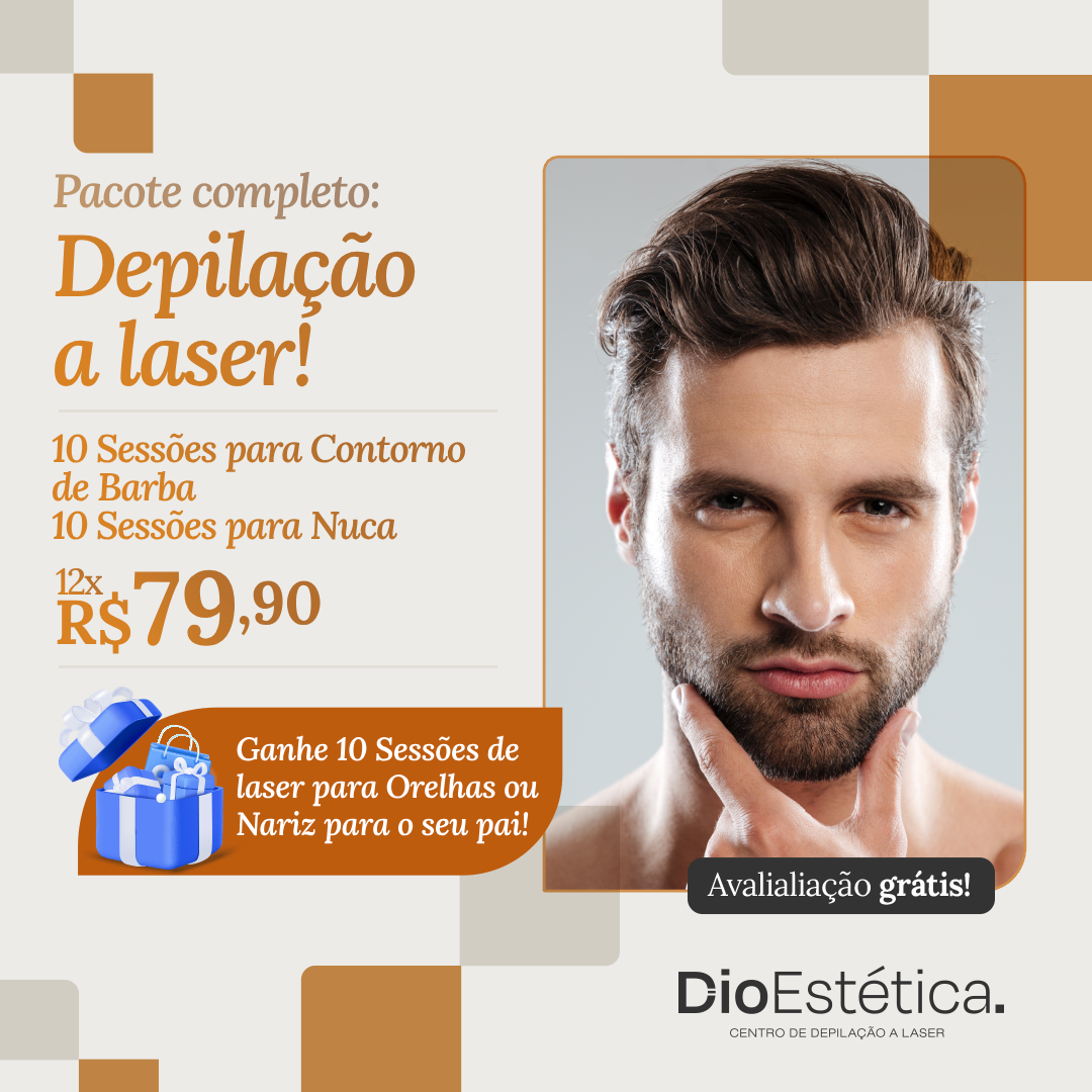Depilação 3 post contorno de barba